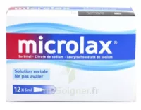 Microlax Sorbitol Citrate Et Laurilsulfoacetate De Sodium S Rect En Récipient Unidose 12récip-unidoses-can/5ml à SAINT-JEAN-DE-LA-RUELLE