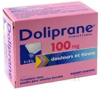 Doliprane 100 Mg Poudre Pour Solution Buvable En Sachet-dose B/12 à SAINT-JEAN-DE-LA-RUELLE