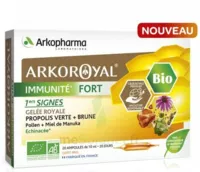 Arkoroyal Immunité Fort Solution Buvable 20 Ampoules/10ml à SAINT-JEAN-DE-LA-RUELLE