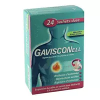 Gavisconell Menthe Sans Sucre, Suspension Buvable 24 Sachets à SAINT-JEAN-DE-LA-RUELLE