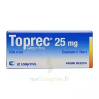 Toprec 25 Mg Comprimés Plq/20 à SAINT-JEAN-DE-LA-RUELLE