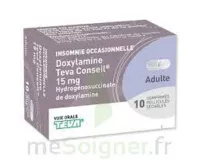 Doxylamine Teva Conseil 15 Mg, Comprimé Pelliculé Sécable à SAINT-JEAN-DE-LA-RUELLE