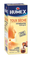 Humex 0,33 Mg/ml Solution Buvable Toux Sèche Oxomemazine Sans Sucre édulcorée à L'acésulfame Potassique Fl/150ml à SAINT-JEAN-DE-LA-RUELLE