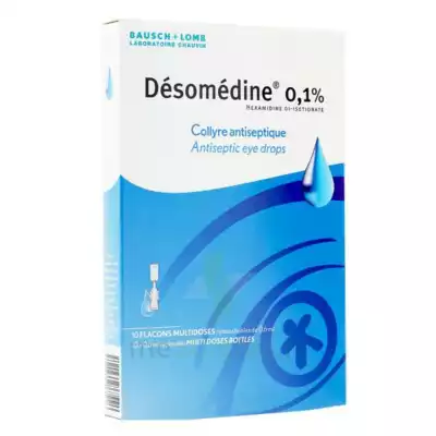 Desomedine 0,1 % Collyre Sol 10fl/0,6ml à SAINT-JEAN-DE-LA-RUELLE