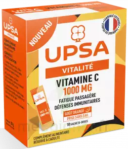 Upsa Vitamine C 1000 Poudre 10 Sachets à SAINT-JEAN-DE-LA-RUELLE